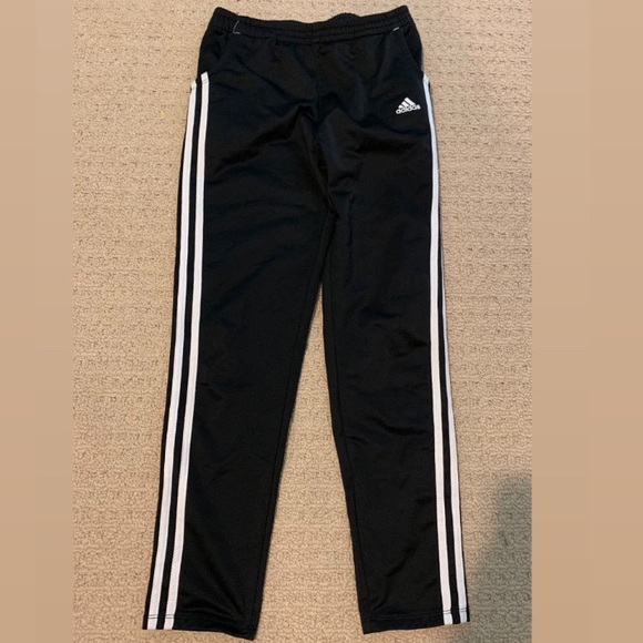 Adidas track pants (size large in kids)